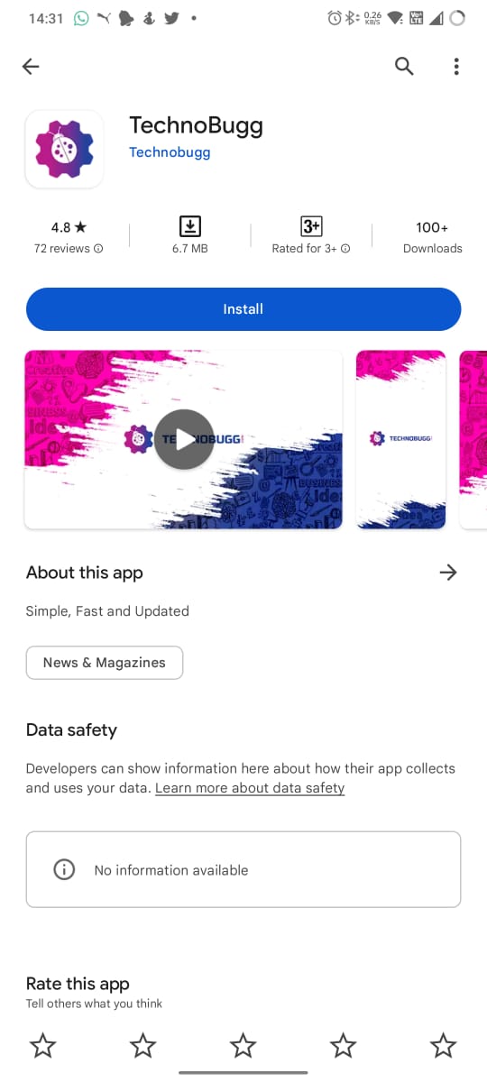 Google Play Store Turns Blue