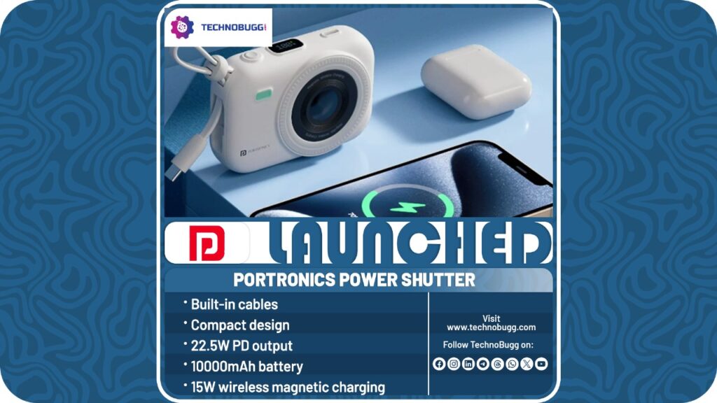 Portronics Power Shutter 10000mAh Power Bank Launched